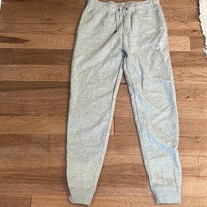 Woman’s grey nike joggers